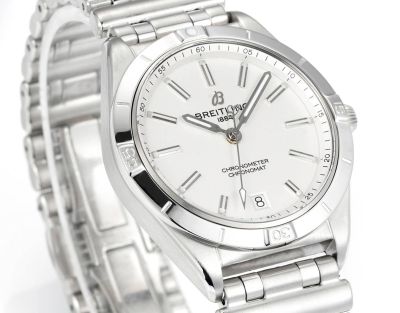 Breitling Chronomat Automatic 36  2824 Movement Stainless Steel White Dial Watch